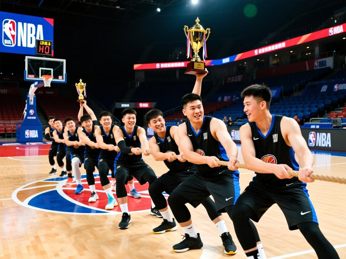 拔河团队共同努力，荣膺冠军  第4张