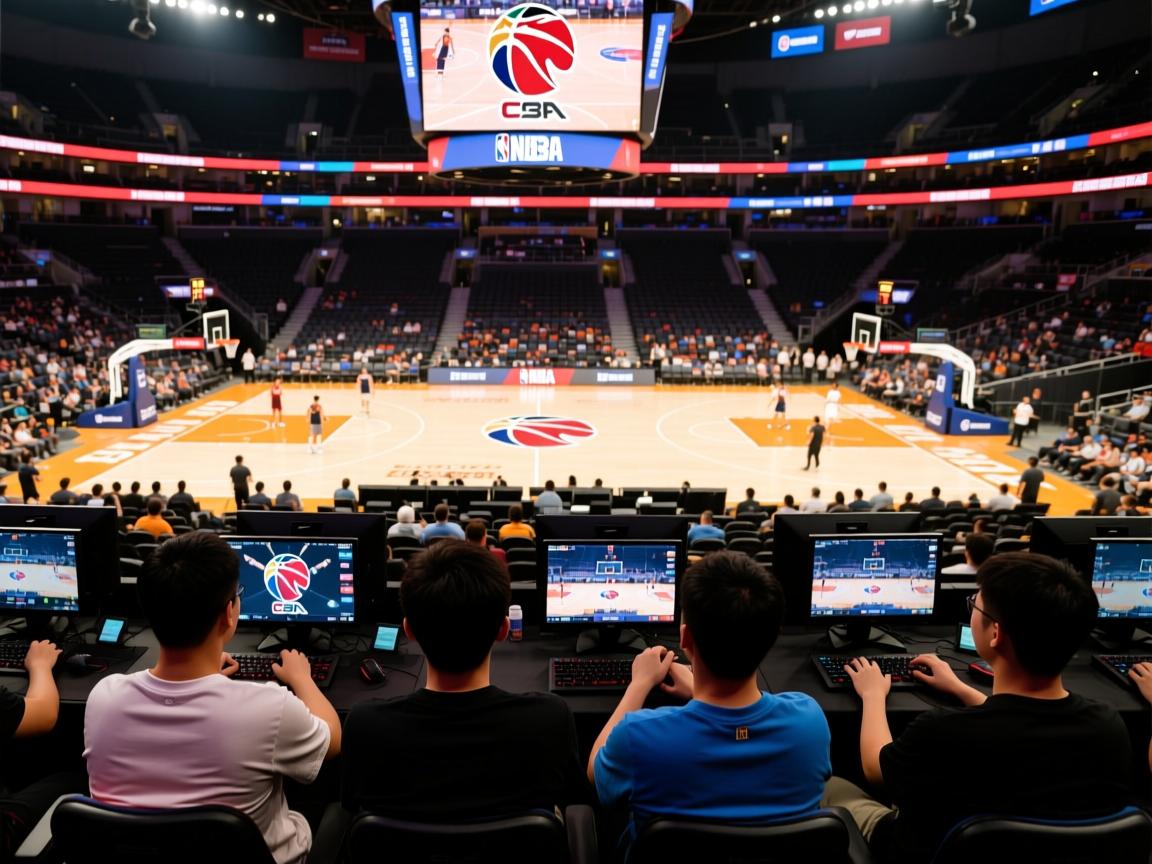 体育爱好者观看篮球比赛并积极参与 第4张